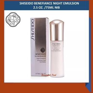 Shiseido benefiance WrinkleResist24 Night Emulsion 2.5oz NIB